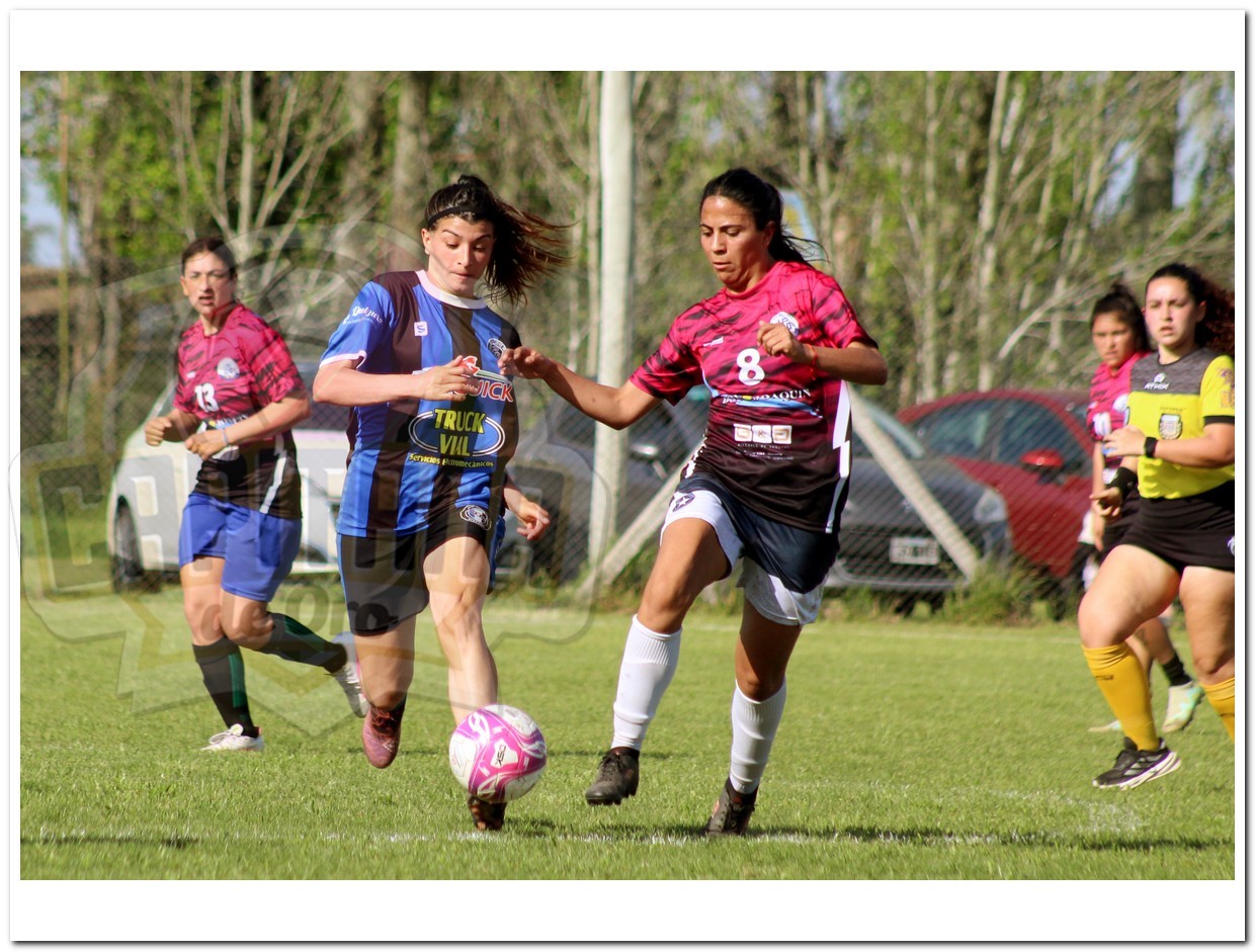 Jornada intensa de fútbol femenino en todas sus categorías, en el predio de Colonias y Cerros